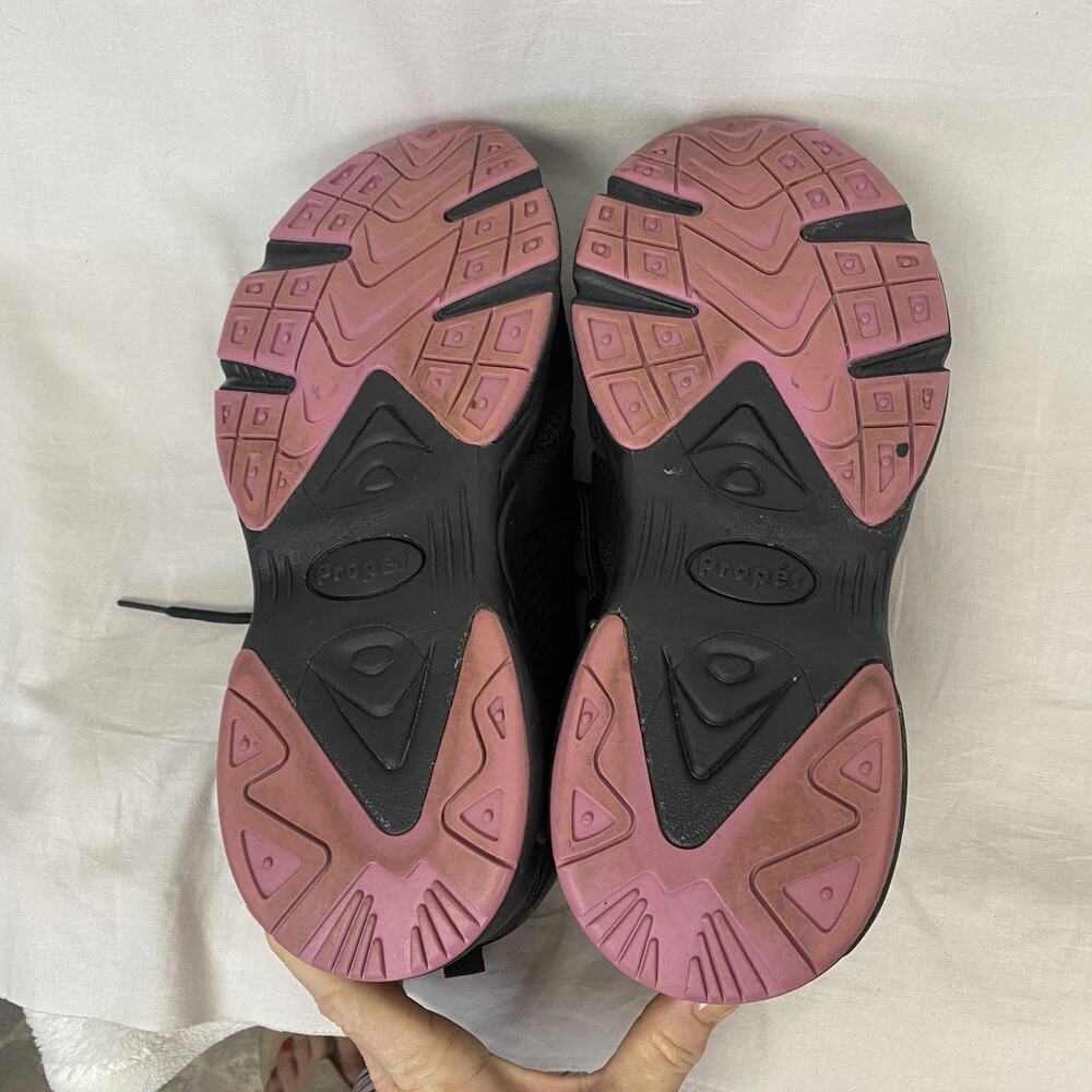 Propet Shoes Womens 13 4E Black Pink Sneakers Extra Volume Orthotic Diabetic - Picture 10 of 11